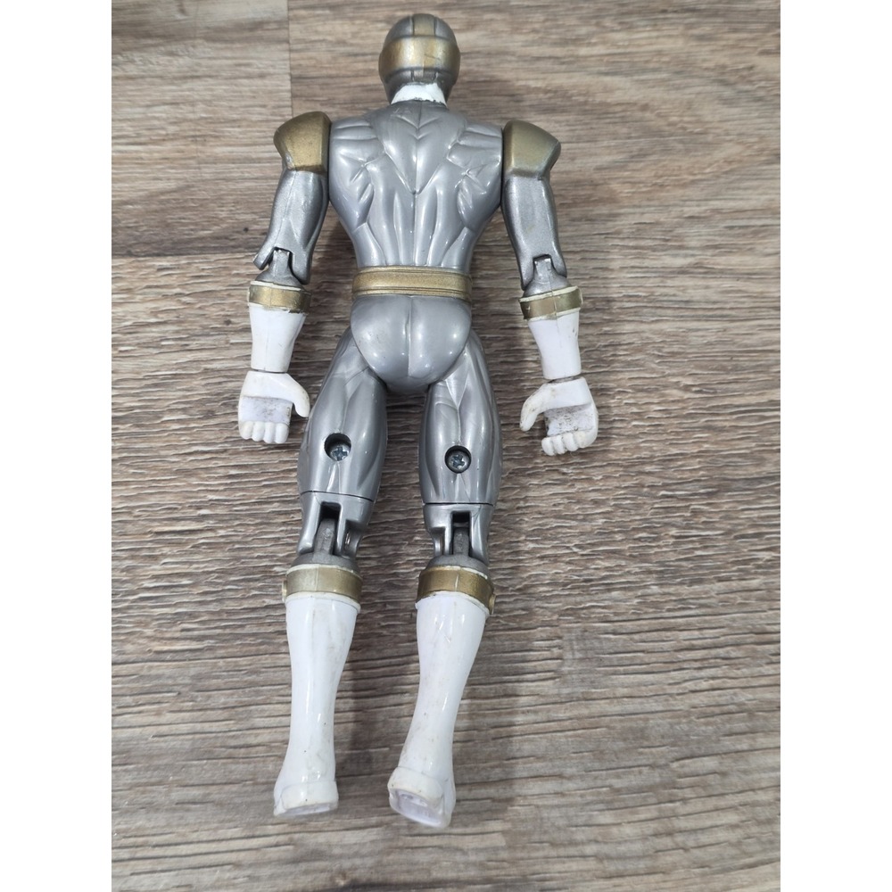 1999 Power Rangers Lightspeed Rescue Titanium Ranger & Lightspeed Cycle & Extras - Picture 12 of 13
